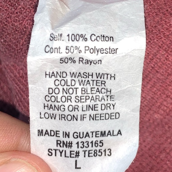 Altar’d State Mesh Top Tye Dye Burgundy Oversized Blouse - Sold in Live Show - Picture 6 of 10